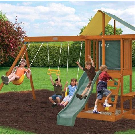 kidkraft springfield 2 wooden swing.